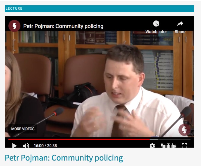 Petr Pojman: Community policing